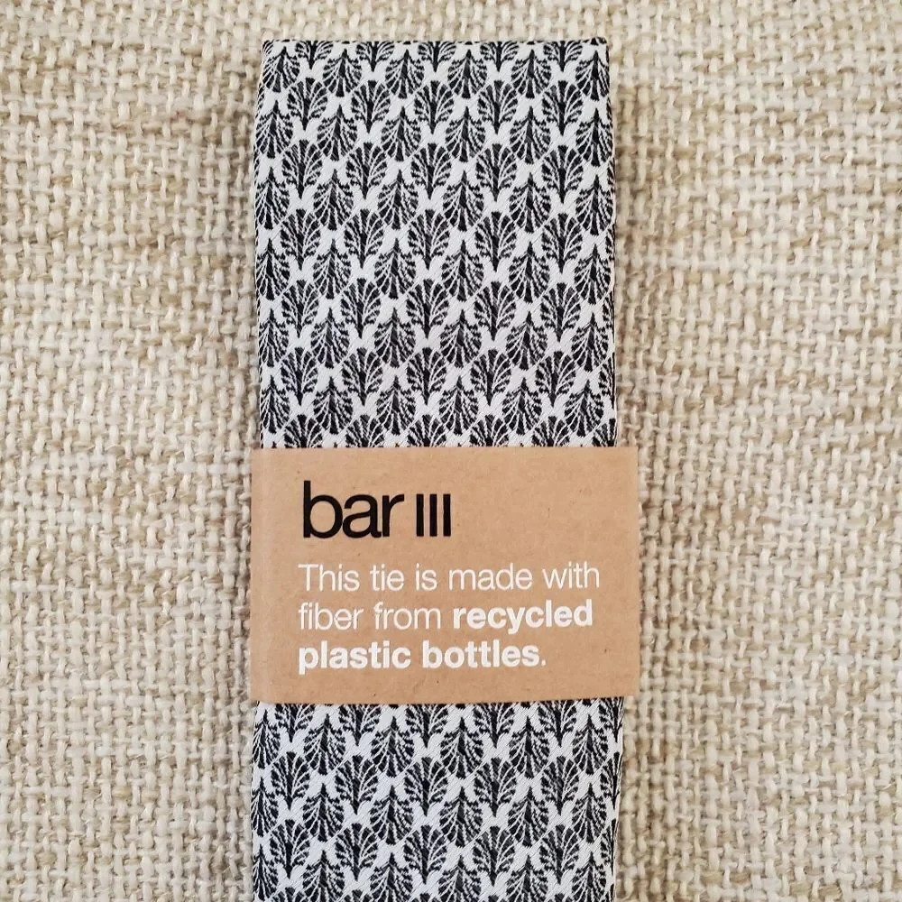 Bar III Slim Conroy Neat Botanical Tie